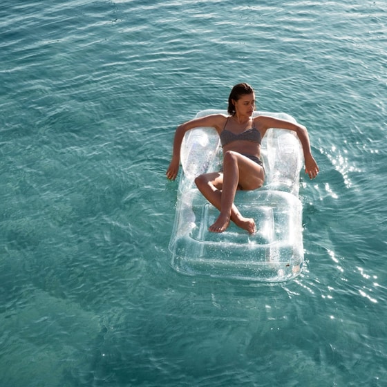 Στρώμα Θαλάσσης SunnyLife Lilo 85 cm - Διαφανές/Glitter image 12