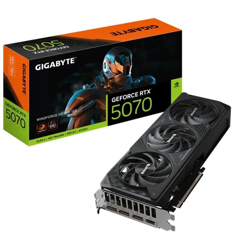 Κάρτα Γραφικών Gigabyte GV-N5070WF3OC-12GD GeForce RTX 5070 12GB