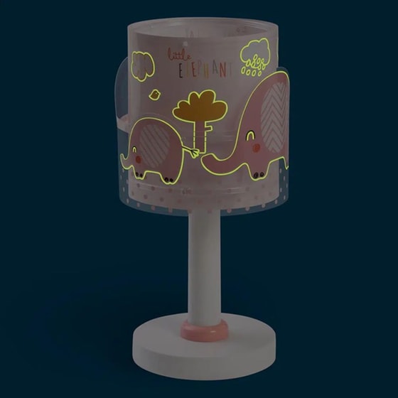 Παιδικό Επιτραπέζιο Φωτιστικό Ango Little Elephant 61331S - Ροζ image 3