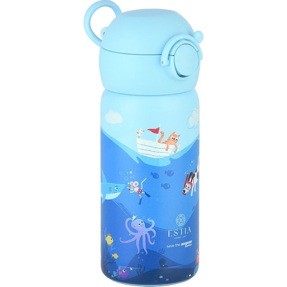 Παιδικός Θερμός Estia Home Art Wonder Bottle Save the Aegean Ocean Play 350ml image 2
