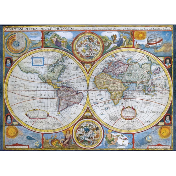 Παζλ Eurographics Antique World Map by John Speed (1000 Κομμάτια) image 2