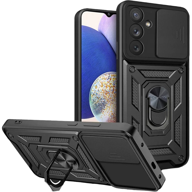 Θήκη Samsung Galaxy A14 - Tech-Protect Camshield Pro - Μαύρο