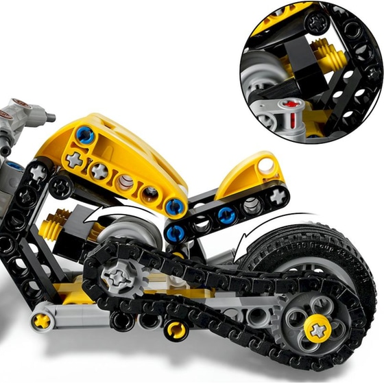 LEGO® Technic Κίτρινη Μοτοσικλέτα (42225) image 3