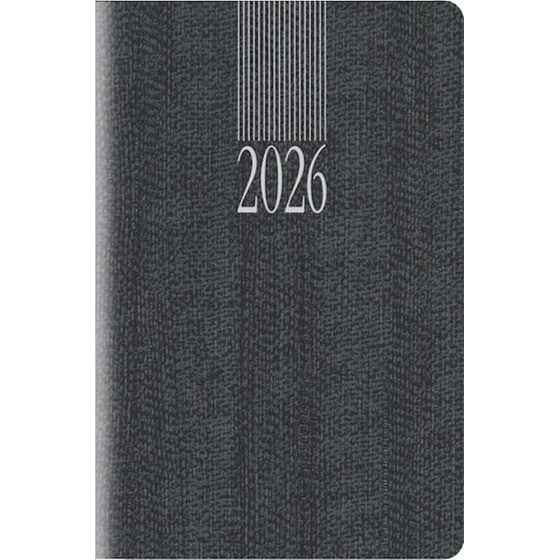 Ημερολόγιο Διήμερο 2026 Θεοφύλακτος 12Μ Kashmir Μαύρο image 0