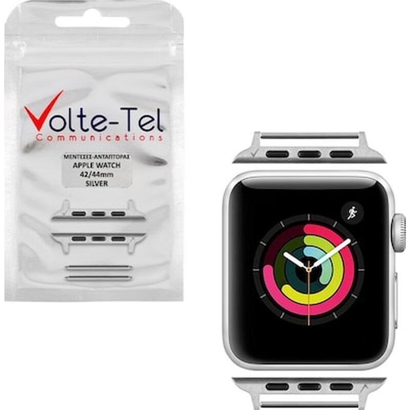 VOLTE-TEL Μεντεσές Volte -Tel για Apple Watch 42mm - Ασημί