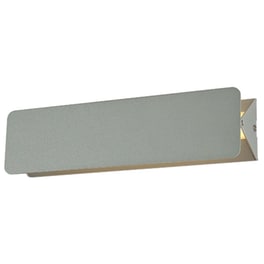 Απλίκα Τοίχου Led Aca Pyramid Zd806410ledgy από Αλουμίνιο 31x6.45x8 cm - Γκρι