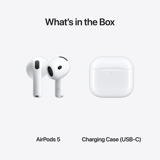 Ακουστικά Bluetooth Apple AirPods 5 με Active Noise Cancellation - White image 6