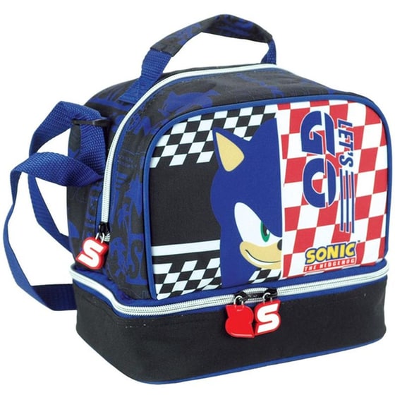 Τσαντάκι Φαγητού Gim Οβάλ Sonic Classic image 0