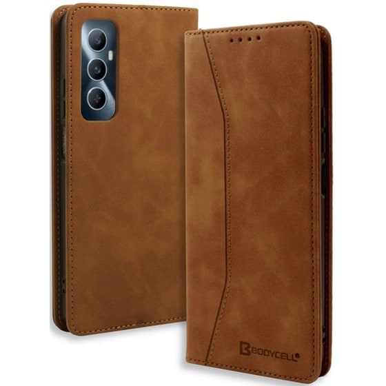 Θήκη Realme C65 4G - Bodycell Book Case Πορτοφόλι - Brown image 0