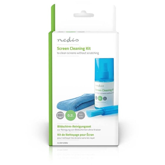 Kit Καθαρισμού Nedis CLSN120BU LCD Cleaner - 200 ml image 3