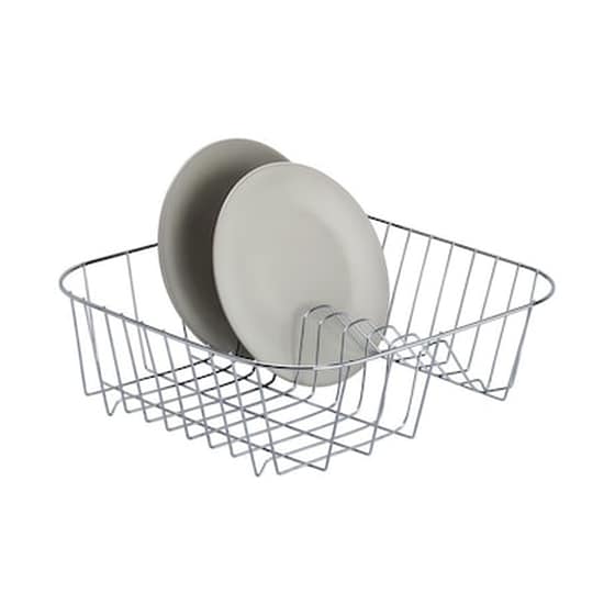 Tekno-tel Πιατοθήκη Γούρνας 34x33x11cm Με 10 Θέσεις Πιάτων Επινικελωμένο Ατσάλι (nickel) image 0