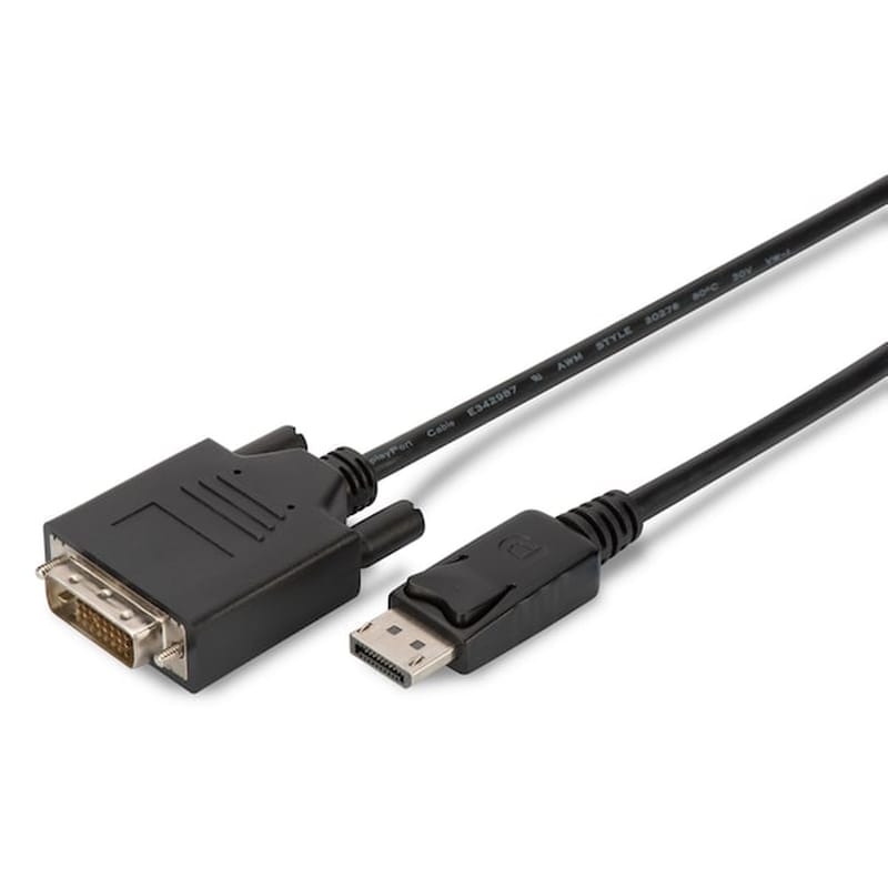 DIGITUS Καλώδιο Digitus AK-340306-020-S DVI-D male σε DisplayPort male - 2m