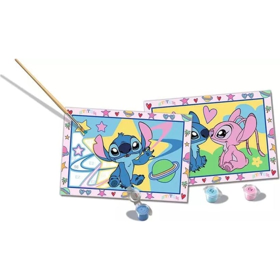 Σετ Ζωγραφικής Ravensburger CreArt Junior Ζωγραφική Stitch & Angel image 6