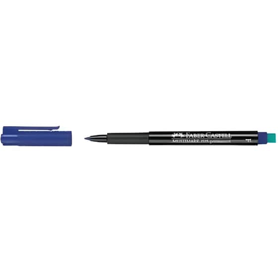 Μαρκαδόρος Γραφής Faber Castell για CD/DVD F Μπλε 0.6 mm image 1