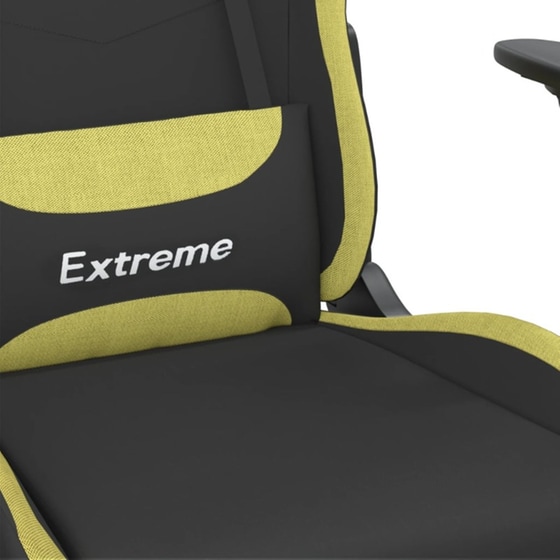 Καρέκλα Gaming VIDAXL 345486 με Υποπόδιο - Μαύρο image 10