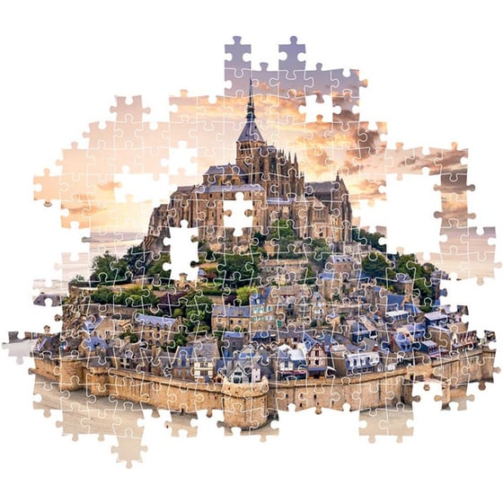 Παζλ Clementoni High Quality Collection Ανάδυση του Σεν Μισέλ - Compact Box (1500 Κομμάτια) image 2