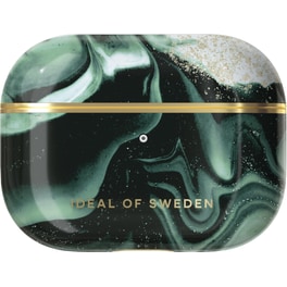 Θήκη Ακουστικών Ideal of Sweden Printed για Apple AirPods Pro - Golden Olive Marble