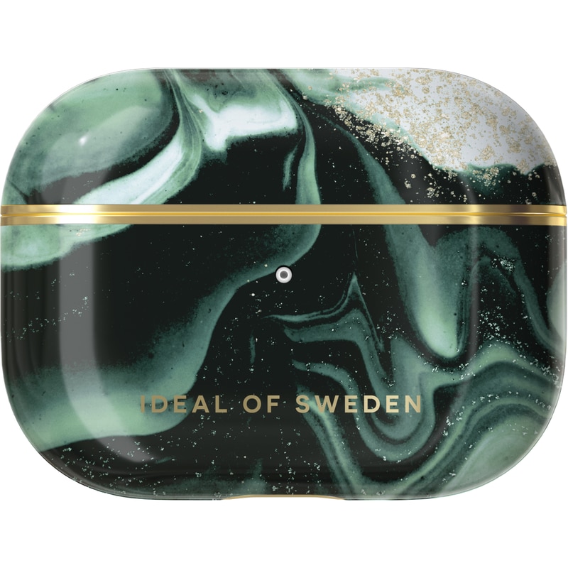 Θήκη Ακουστικών Ideal of Sweden Printed για Apple AirPods Pro - Golden Olive Marble