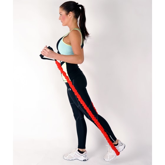 Λάστιχο Αντίστασης InSportline Heavy 130x1.1  cm Μέτριο - Κόκκινο image 4