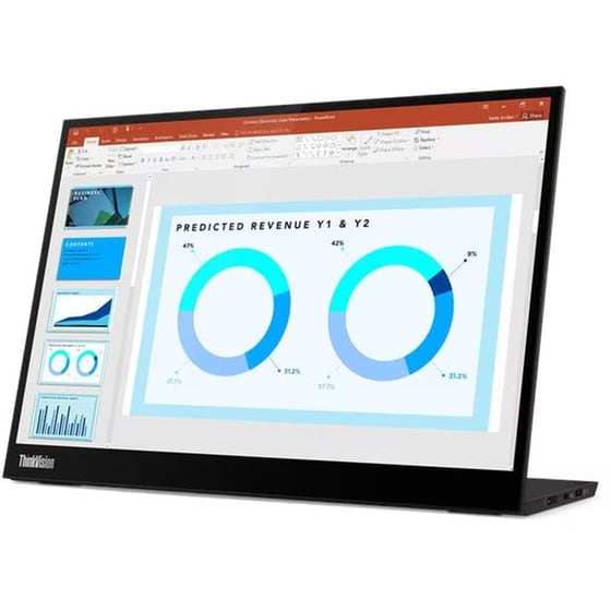 Lenovo ThinkVision M14d Monitor 14" WQXGA IPS Flat 60Hz 8ms image 0