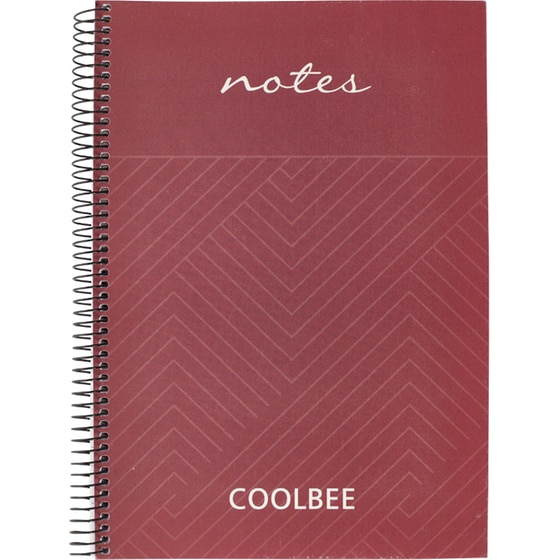Τετράδιο Σπιράλ COOLBEE B5 2 Θεμάτων College 105 Φύλλων (1 Τεμάχιο) image 1
