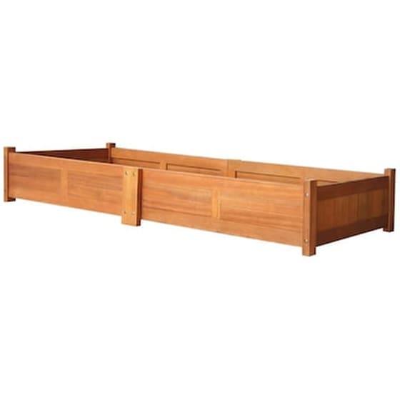 Vidaxl Ζαρντινιέρα Υπερυψωμένη 200 X 50 X 25 Εκ. Από Ξύλο Ακακίας image 0