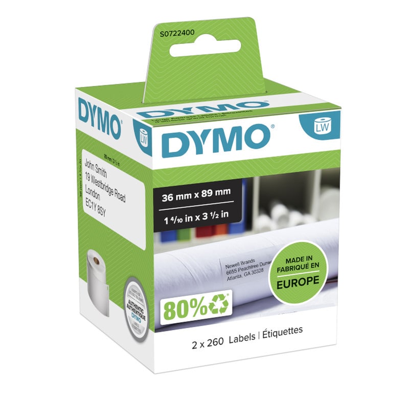 Ρολό Dymo 99012 Large 89 x 36 mm