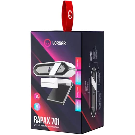 Lorgar Rapax 701 Web Camera - Λευκό image 6