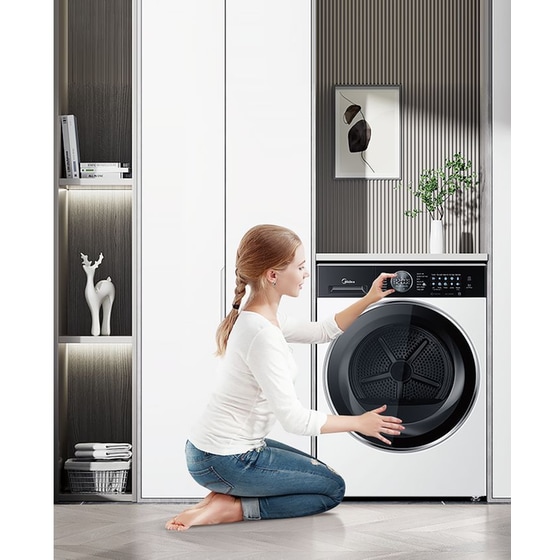 MIDEA MD210H100BW/W  10kg με Αντλία Θερμότητας Λευκό με WiFi Στεγνωτήριο Ρούχων image 7