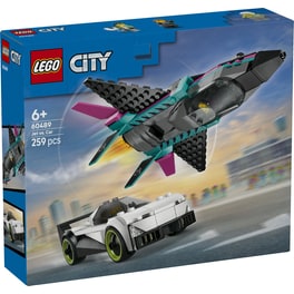 LEGO® City Jet vs. Car (60489)