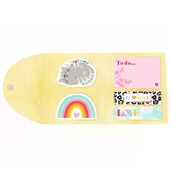 Αυτοκόλλητα Χαρτάκια Moses Lovely Planet (200 Φύλλα - 5 Τεμάχια) image 1