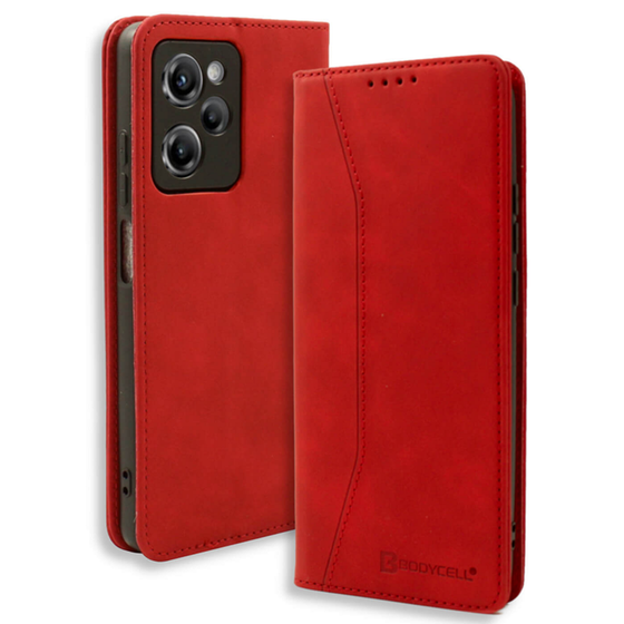 Θήκη Πορτοφόλι Xiaomi Poco X5 Pro - Bodycell - Κόκκινο image 0