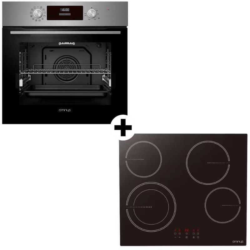 OMNYS OV7011DPIN CH641TFB 70 Lt Εντοιχιζόμενο Σετ Φούρνος και Εστία