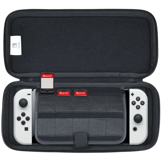 Hori  Slim Tough Pouch Θήκη μεταφοράς Nintendo Switch/Nintendo Switch - OLED - Μαύρο image 5