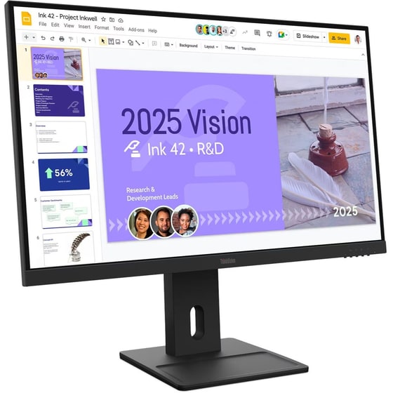 Lenovo ThinkVision E27Q-40 Monitor 27" Quad HD IPS Flat 100Hz 6ms image 1