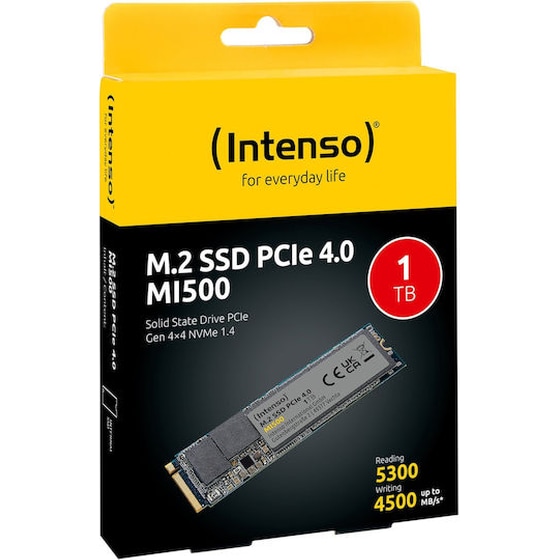 Εσωτερικός Σκληρός Δίσκος SSD Intenso MI500 3836460 1TB M.2 PCIe Gen3x4 NVMe 1.3 image 3