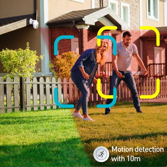 Tellur Smart Wifi Outdoor Camera Έξυπνη Ip Κάμερα Εξωτερικού Χώρου Wifi Σε Λευκό Χρώμα, Ultrahd, Ptz, Autotracking, 3mp image 2