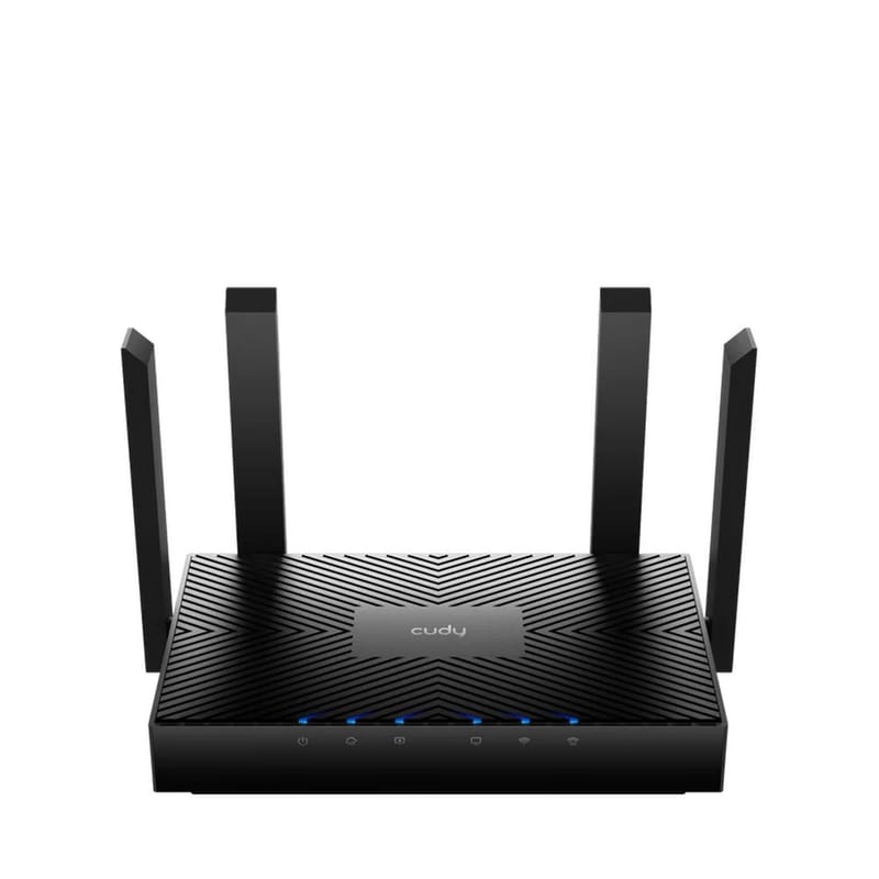 Cudy WR3000 Ασύρματο Router Wi‑Fi 6 με 3 Θύρες Gigabit Ethernet - Black
