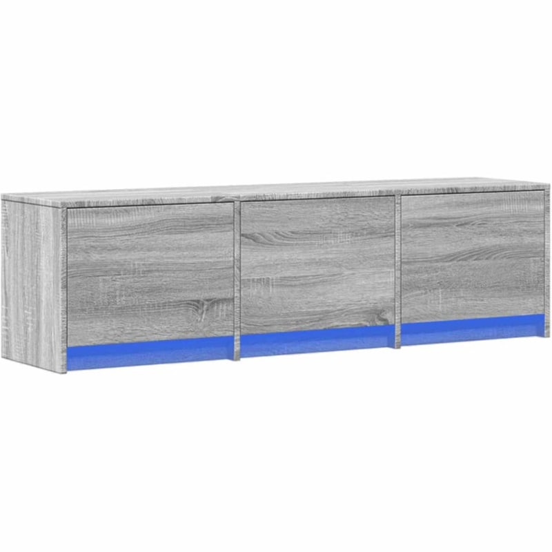 Έπιπλο Τηλεόρασης VidaXL με LED 140 x 34 x 40 cm - Γκρι Sonoma