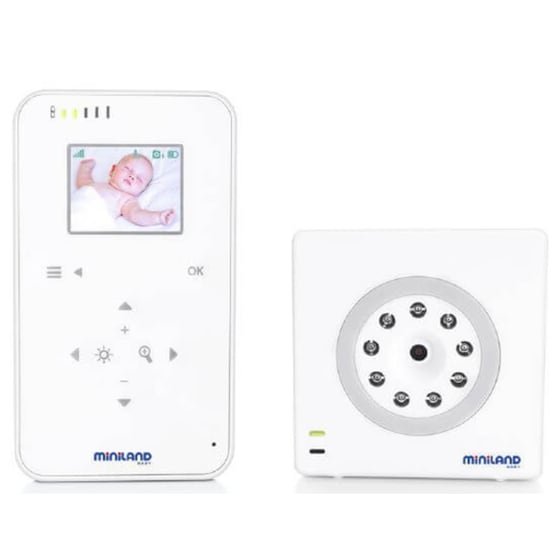 Baby Monitor Miniland Digimonitor Κάμερας & Ήχου 1.8" - Λευκό image 0