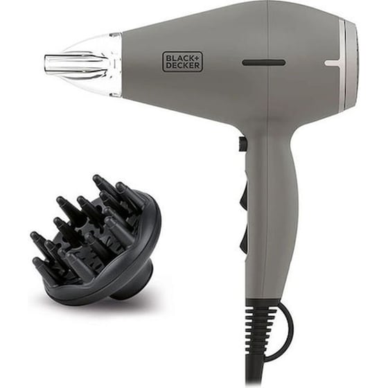 Σεσουάρ Μαλλιών Black-Decker BXHDA2400E 2400 W Γκρι image 2