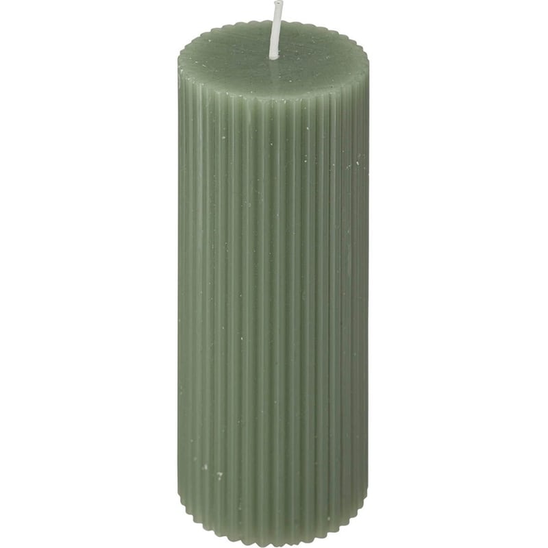 SPITISHOP Διακοσμητικό Κερί Spitishop A-s Demi Green 196064h 14x5x5 cm 230gr - Πράσινο