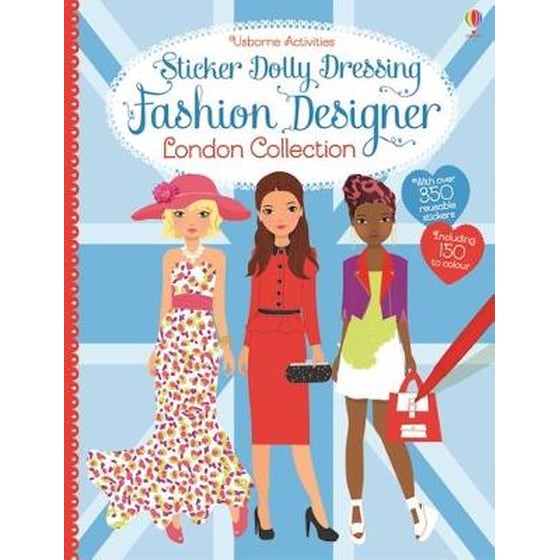Sticker Dolly Dressing Fashion Designer London Collection image 0
