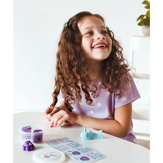 Πηλός Ooly Creatibles Mini Air Dry Clay Kit - Ocean BFFs image 6