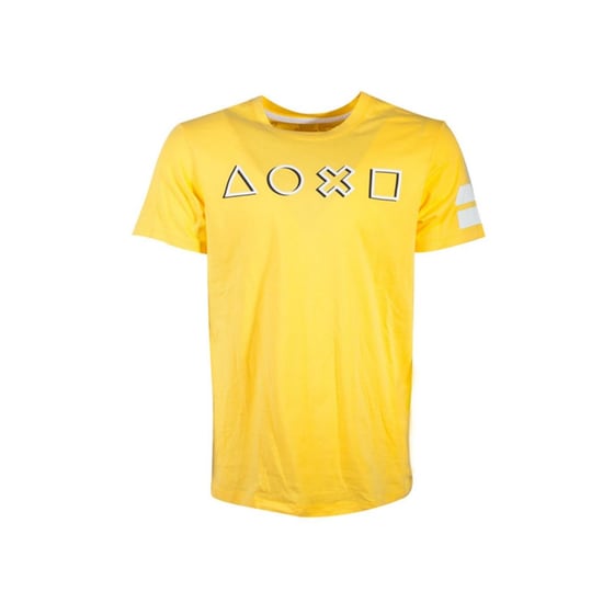 T-Shirt Difuzed Playstation Icons - Κίτρινο M image 0