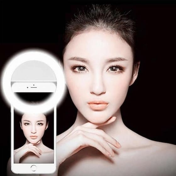 Selfie Ring Light Me 36 Led Για Φωτεινες Φωτογραφιες - Ασπρο image 1