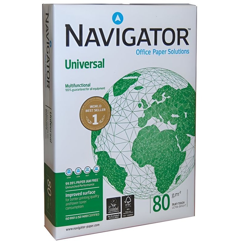 NAVIGATOR Navigator Φωτοαντιγραφικό Χαρτί Α4 80γρ. 500 φύλλα