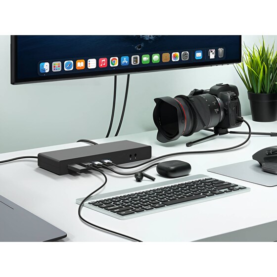 Docking Station Icy Box IB-DK2245AC 13-Port USB 3.0 συμβατό με USB-C & USB-A image 5
