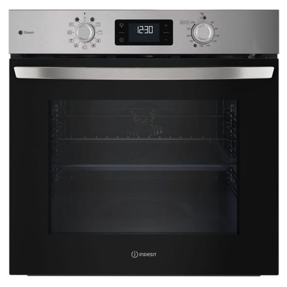 INDESIT IO 278PS X & RI 261 X 71 Lt Inox Εντοιχιζόμενος Σετ Φούρνος και Εστία image 2