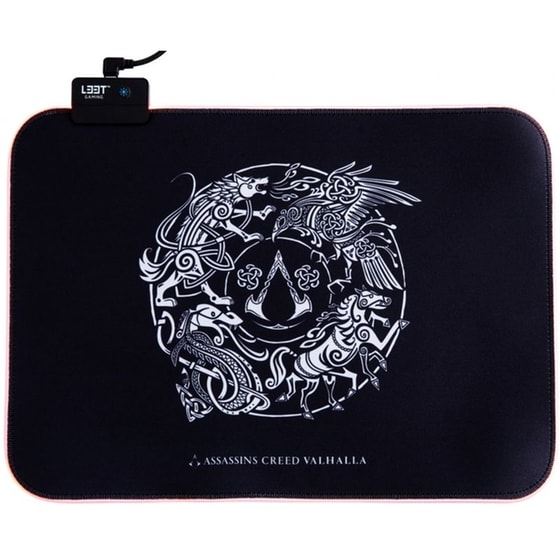 L33T Assassin's Creed Valhalla Gaming Mouse Pad Medium - Μαύρο image 0